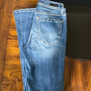 Buckle Black BKE curvy straight leg high rise hi waisted stretch jeans womens 26